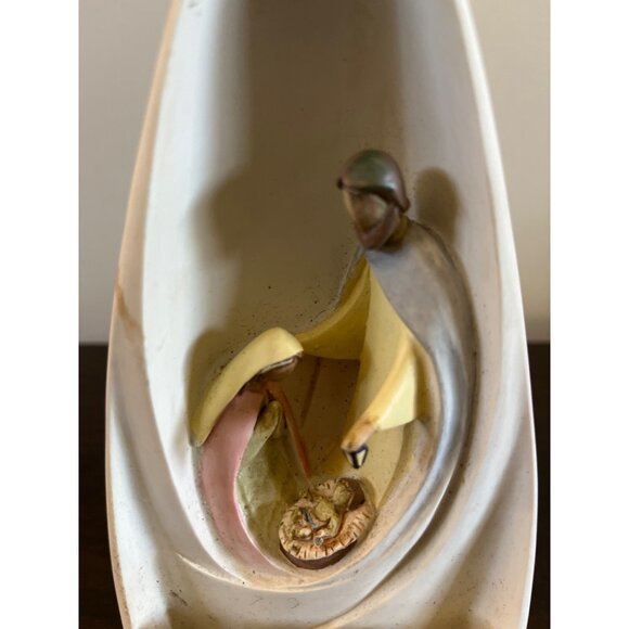 Christain Faith Jesus Mary Joesph Faith Angel Manger Religious Figurine Decor - Picture 2 of 5